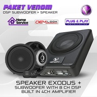 Venom VX 8.2 DSP + Speaker EXODUS - Paket Audio Mobil