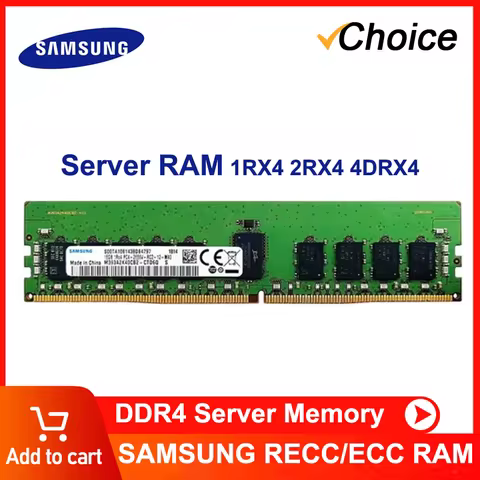 Samsung DDR4 Server Memory 8GB 16GB 32GB 64GB 2133/2400/2666/2933MHZ RECC or ECC Server Memory 32G 1