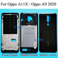 New Oppo A11x / Oppo A9 2020 CPH1937 CPH1939 LCD Faceplate Frame Front Middle Frame Housing Battery 