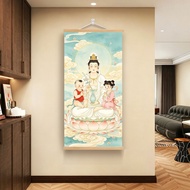 Z Guanyin Empress Hanging Painting Guanyin Hug Empress Empress Meticulous Painting Zhusheng Empress 