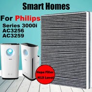 (พร้อมเพื่อส่ง) อะไหล่ทดแทน OEM 2-In-1 HEPA ตัวกรองคาร์บอน FY3433 FY3432สำหรับ Philips 3000i ชุด AC3256เครื่องกรองอากาศ AC3259