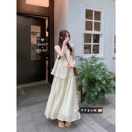 -New design sleeveless 2-piece women's dress summer 2025