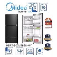 Midea MDRT307MTB28-MY Gross 240L 2 Doors Inverter Quattro Refrigerator / Fridge / Peti Sejuk