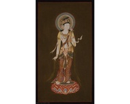 手繪飄逸唐卡  日本神靈