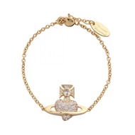 【二手】Vivienne Westwood) AGNATHA 手鐲 6102024D02R102 鍍金 (Gold GP) 女士手鐲 全新