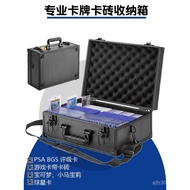 Kotak Penyimpanan Kad Bintang dengan Pemegang dan Kunci, Bata Kad PTCG Kapasiti Besar Aluminium Aloi