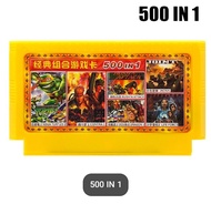 500 In 1ตลับเกมวิดีโอเกมการ์ดความจำ8บิต60 PinsคอนโซลสำหรับNintendเกมคลาสสิกเอฟซีการ์ดเกม🎮🎮🎮