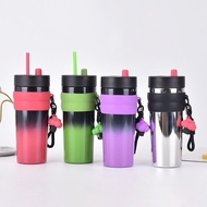 TERMOS GANTUNGAN SUS316 710ml Stainless Steel Gradient Car Tumbler Thermos Bottle Tumbler/ with Stra
