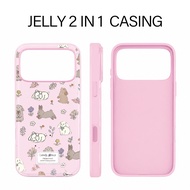 Rabbit Flower [Case Senlin] 2 In 1 Case Vivo Y500 Z11 T5 Z11X Y31d Y11d A31D Pro Y05 V70 Fe Y400 V60