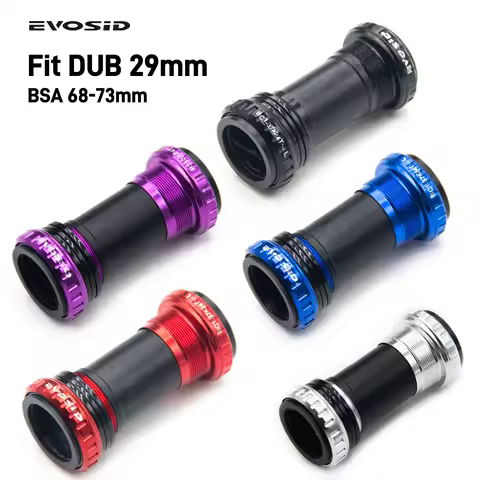 EVOSID Road Bike Bottom Bracket BSA 68/73mm Bicycle BB for SRAM DUB 29mm Crankset CNC Process Spindl