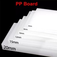 PP Board Polypropylene Plastic Sheet Food Grade PP Plate Heat Resistance Electronic Protection  1~20