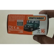 TOYOTA Matchbox Moving Part FJ 40 & Mitsubishi Lancer Evo 70 years EditionTOYOTA