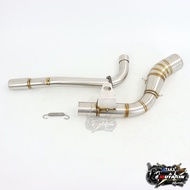 Yamaha คอท่อ เลส คอท่อสแตนเลส (ส่งเร็วทันใจ) DREAM WAVE125 WAVE125S WAVE125X ทรงz(ทรงสูง+เซ็นเซอร์)ป