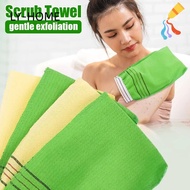 LIAOYING Bath Glove, Simple Coarse Grain Shower Bath Scrub Glove,  Portable Body Scrub Glove Adults