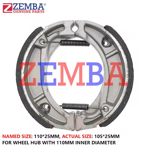 FRONT REAR BRAKE SHOE 110*25 FOR HONDA C110 JH70 CG125 ECO DELUX XL125