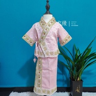 2025 New Children's Dai Ethnic Dance Costume Kids Travel Ethnic Style Set Dai Ethnic Daily Wear Cost