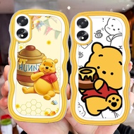 D-39 TransparentWinnie The Pooh Casing for OPPO A60 A17 A38 A98 Reno 8T A78 5G Case