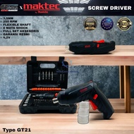 MAKTEC MESIN BOR BATERAI CORDLESS SCREWDRIVER BOR OBENG GTOOLS EROPA