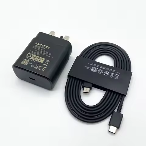 Samsung Galaxy Note 10 Plus USB-C Charger 45W Super Fast Charging 2.0 UK Wall Adapter For Z Flip 6 5