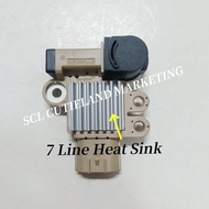 ✪ Haval H1 Great Wall M4 Alternator Regulator Switch Generator Regulator Original - 7 Line Heat Sink