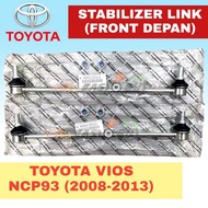 100% ORIGINAL TOYOTA JAPAN STABILIZER LINK / ABSORBER LINK ( DEPAN FRONT ) - TOYOTA VIOS NCP93 (2008