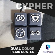 Valorant Keycaps CYPHER Dual Color Set 4pcs