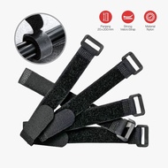 R3S Ods Velcro Strap Cable Management 20 X 200 Mm Nylon 10 Pcs - Emvb - Black R3WS