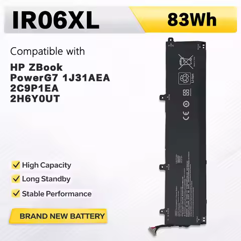 PowerHub IR06XL Laptop Battery For HP ZBook Power G7 TPN-DB0C M01523-2C1 83Wh 11.58V