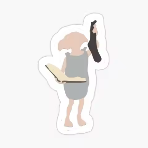 Dobby Is Free Stickers for Decor Art Background Print Funny Luggage Stickers Cute Decorations Wall L