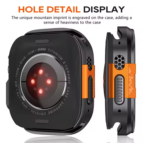 For Apple Watch Ultra 2 Metal Armor Case iWatch Series 10 49mm 46mm Case Drop Resistant Case