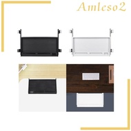 [Amleso2] Desk Drawer Keyboard Tray Keyboard Drawer under Desk Computer Keyboard Slide Side Mount, Pull Out Keyboard Tray for Office