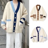 Indooutfit - Cardigan Big Size ( S - 6XL ) Jacket BASIC POLOS Korean Ulzzang Fashion Oversize M L XL