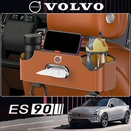 2025volvo ES90/XC60/S90/S60/V60 EX30 Special Car Accessories Car Seat Back Tissue Box Water Cup Hold