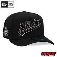 NEW ERA 9FIFTY A-FRAME OAKLAND ATHLETICS BLACK SILVER HAT SNAPBACK CAP
