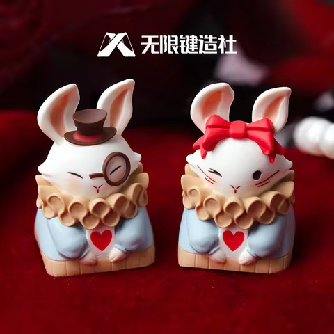 Lobo Keycap Alice Rabbit Original Esc Replace Keycap Custom Resin Bowknot Exquisite Cute Personalize
