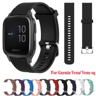 For Garmin Venu /Venu sq Strap Vivoactive 3 Music Move 3 Style / Luxe Quick Release Watchbands Silicone Bracelet 20mm Watch Band