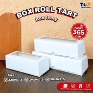 Roll Tart Box Snack Food Box Bread Cake Roll 22x9x7.5 26x9x7.5 30x9x7.5 cm