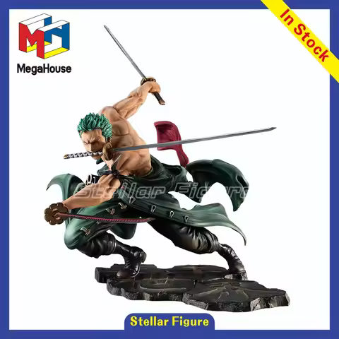 【SF】In Stock MegaHouse Portrait of Pirates SA-MAXIMUM ONE PIECE Roronoa Zoro 1/8 Scale Figures Model