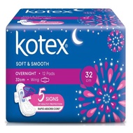 Kotex Overnight (Wing) 32CM 12'S
