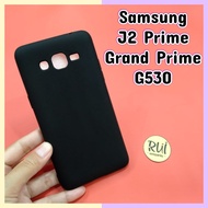 Grand Prime / J2 Prime Case Hitam Black Matte Samsung Softcase Polos Slim Silikon HP