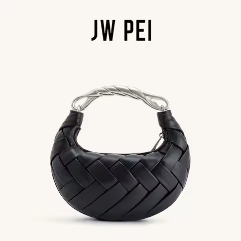 JW PEI 2026Orla Weave Women's Handbag New Simple Design Handmade Small Crossbody Bag Bohemian Style 