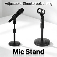 Karaoke Meeting Live Pemegang Mikrofon Zoom Desktop Table Mic Stand Adjustable
