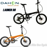 Dahon LAUNCH D8 Aluminum Folding Bike 20" (406) 8 Speed With Disc Brake