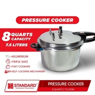 STANDARD PRESSURE COOKER 8 Quarts 7.5L