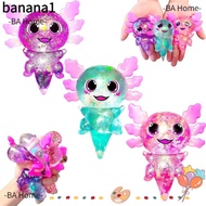 BANA Axolotl Squishy Toys, Glitter Sugar Filled Squishy Stress Glitter, Cute Soothing Texture Cute S
