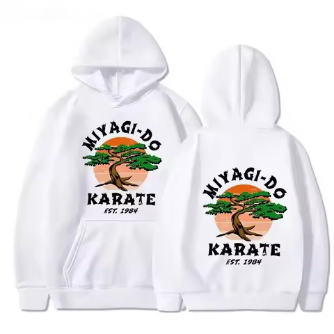2026 New Classic Anime Hoodie Cobra Kai Miyagi Do Autumn and Winter Hoodie Men's Fashionable and Com