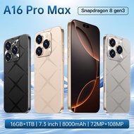 Android 5G Phone 16GB 1TB 7.3 inch 8000mAh Fast Charging 108MP Camera Original Smartphone 1 Year War