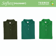 SOFTEX Honeycomb UNISEX PLAIN POLO SHIRT SAFARI DARK GREEN FERN GREEN (BEST SELLER/LOWEST PRICE)
