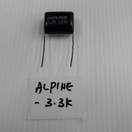 (1pcs Alpine-3.3k) 3.3uf Speaker Frequency Capacitor Divider Audio Crossover Tweeter Hi-Fi Sound