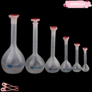 WUPEI47G9 Measuring Flask, with Stopper Plastic Volumetric Flask, Portable 25/50/100/250/500/1000ml 